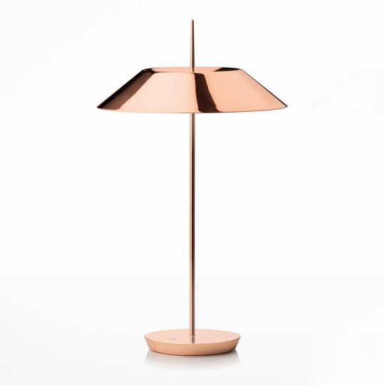 Vibia Mayfair -LED-pöytälamppu, kiiltävä kupari