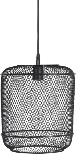 Grid ceiling light 27cm (musta)