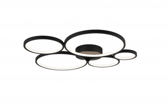 Rondo ceiling LED (Musta)