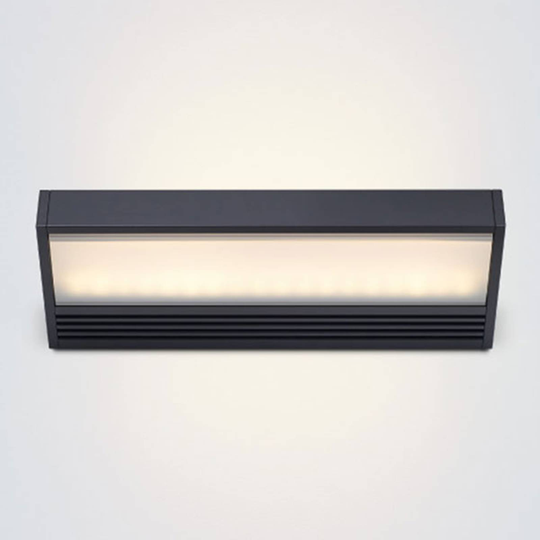 serien.lighting SML – LED-seinävalaisin musta