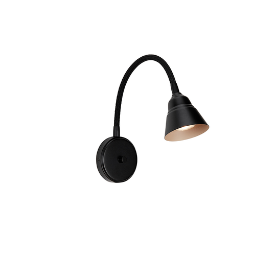 Relief wall lamp LED (musta)