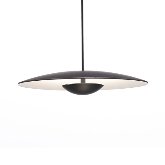 MARSET Ginger-LED-riippuvalo Triac Ø32cm wenge/val