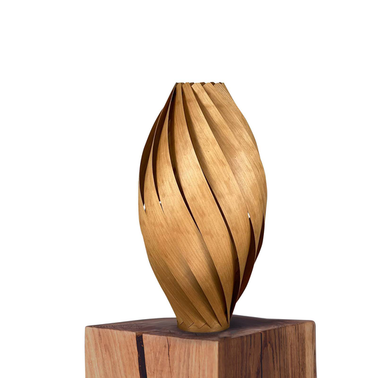 Gofurnit Ardere -pöytälamppu, kirsikkapuu, K 50 cm
