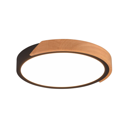 Jano-LED-kattovalaisin, Ø 31,5 cm, 3 000 K, musta