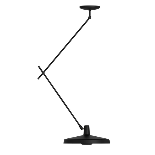 GRUPA Arigato-kattovalo 1 lamppu 140cm Ø45cm musta