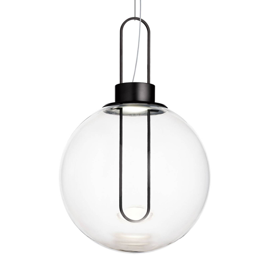Modo Luce Orb LED-riippuvalaisin, musta, Ø 40 cm