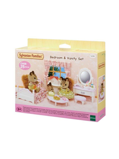 Sylvanian families makuuhuone ja peilipöytä -setti