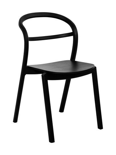 Kastu tuoli, black cognac leather