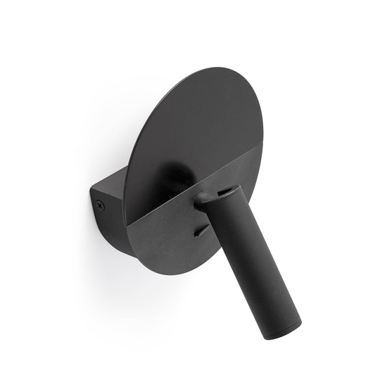 Duas-LED-seinävalo USB-latausliitännällä, musta