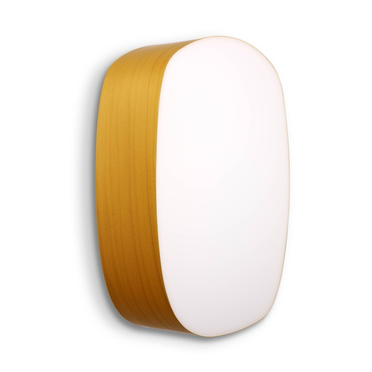 LZF Guijarro Medium -LED-seinävalaisin, keltainen