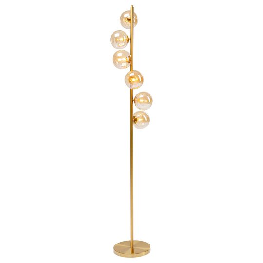 KARE Scala Balls -lattiavalo, 6-lamppuinen, kulta