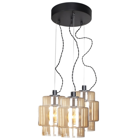 Ebbot pendant light 3-light (Keltainen)