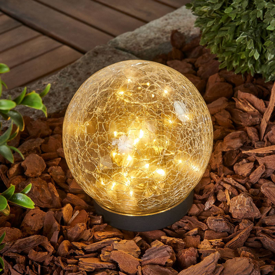 Pallomainen aurinkokäyttöinen pöytävalaisin Glory