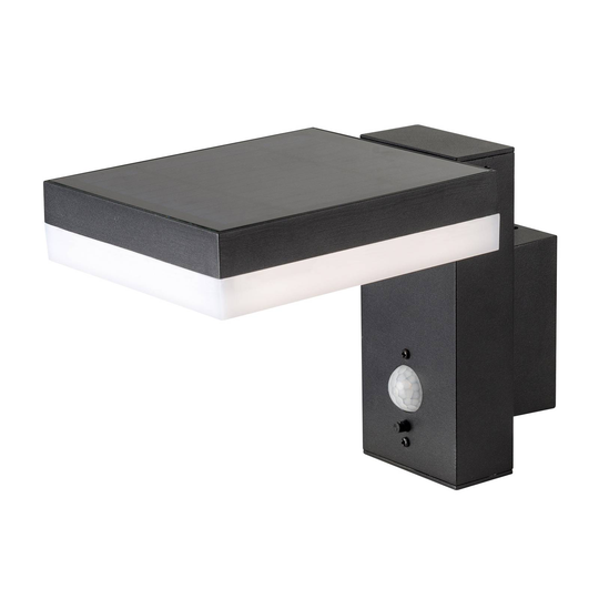 Lindby Laira-LED-aurinko-ulkoseinälamppu, 15,5 cm