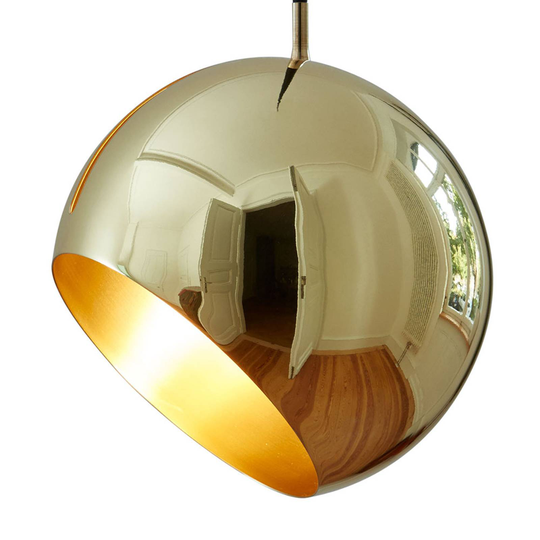 Nyta Tilt Globe Brass -riippuvalaisin, johto 3 m