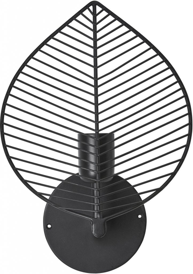 Elm wall lamp (Musta)