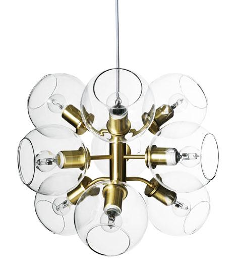 Tage ceiling lamp brass (Brass / Kulta)