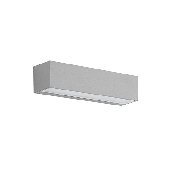Lucande Lengo-LED-seinävalo 25cm hopea 1 lamppua