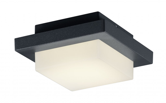 Hondo LED wall / ceiling lamp anthracite