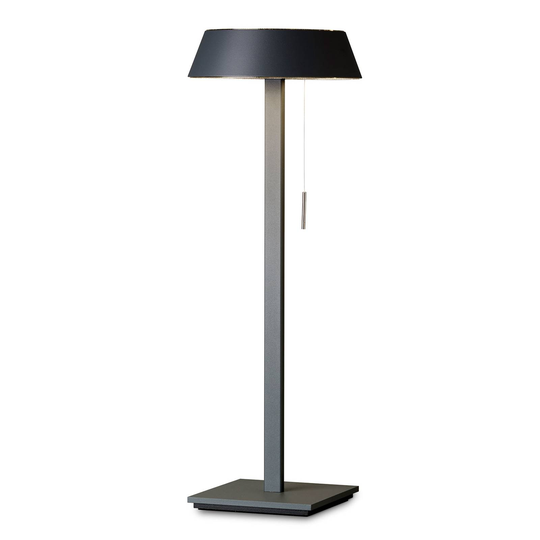 OLIGO Glance LED-pöytälamppu, matta musta