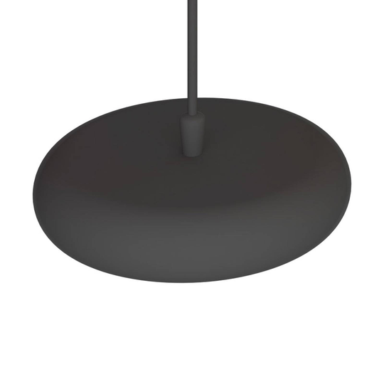 LED-riippuvalaisin Boina, Ø 19 cm, musta
