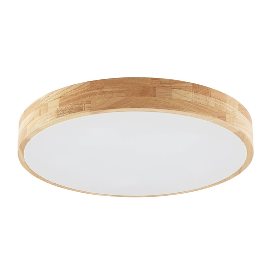 Lindby Tanju -kattovalaisin tammipuuta, Ø 60 cm