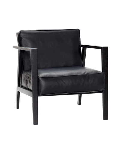 Lc1 loungechair -nojatuoli, musta