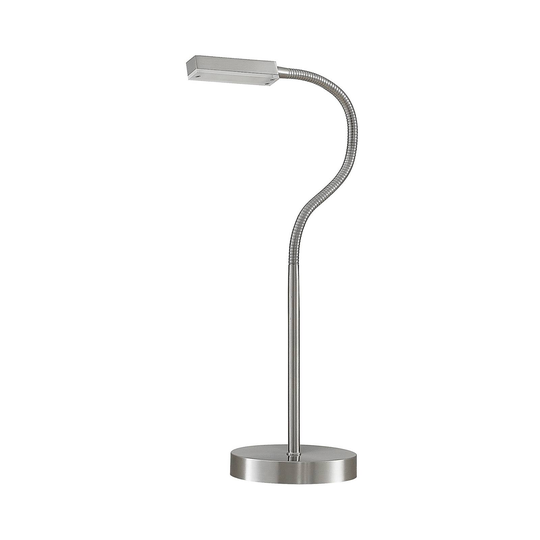 Lindby Hizuma -LED-työpöytävalaisin, nikkeli