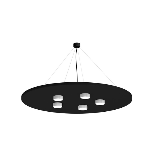 LEDWORKS Sono-LED Round Five 930 musta/valkoinen