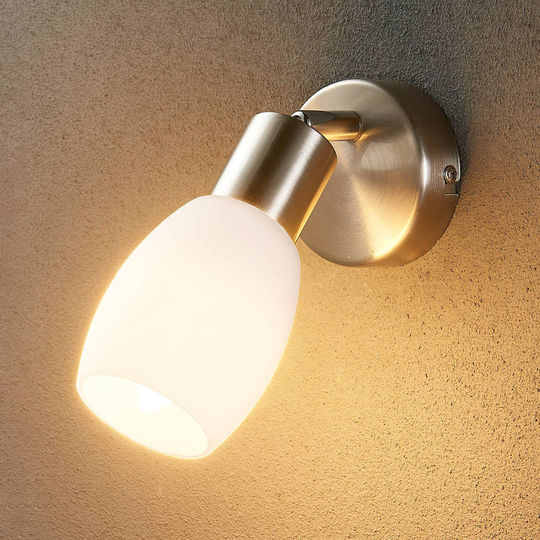 Lindby Arda -LED-kohdevalo lasia, 1 lamppu
