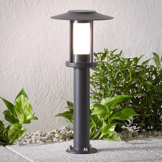 LED-pollarivalaisin Gregory, harmaa