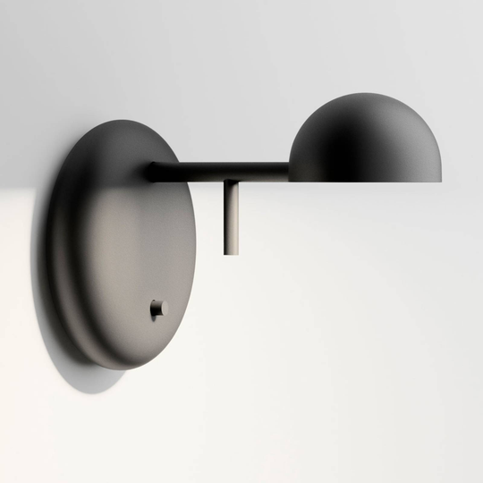 Vibia Pin 1675 LED-seinävalaisin, 11 cm, musta