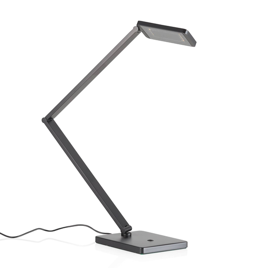 Säädettävä LED-työpöytälamppu Linus, musta
