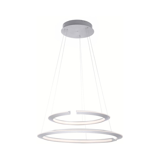 LED-riippuvalaisin Alessa, kaksi LED-rengasta