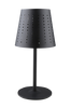 Ulkovalaisin Alvar Sol/USB, 43 cm Musta