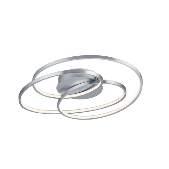 LED-kattovalaisin Gale, 60 cm, matta nikkeli