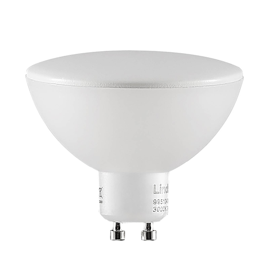Lindby LED-pääpeililamppu GU10 5W 3000K valkoinen