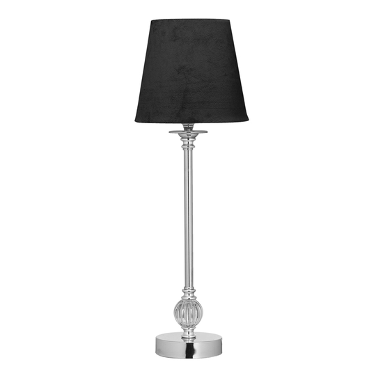 Lilly table lamp (organza) (Musta)