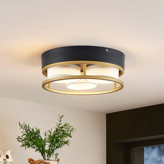 Lindby Bymera -LED-kattovalaisin, pyöreä