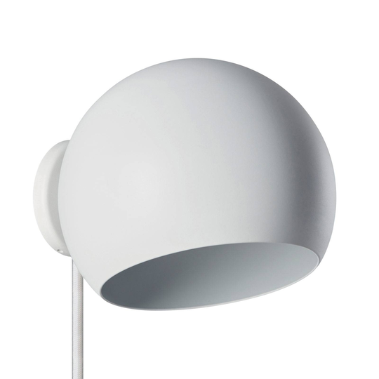 Nyta Tilt Globe Wall Short, pistoke, valkoinen