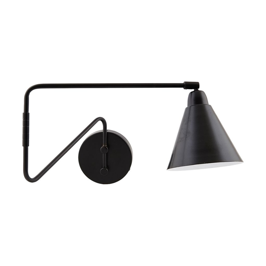 Game vägglampa (musta)