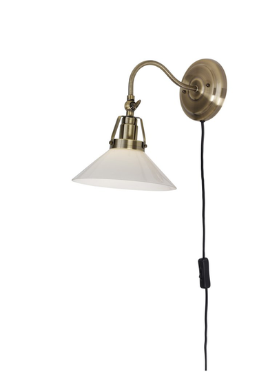 Shoemaker wall lamp (Antiikki messinki)