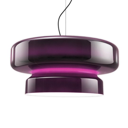 MARSET Bohemia -riippuvalaisin, E27, violetti