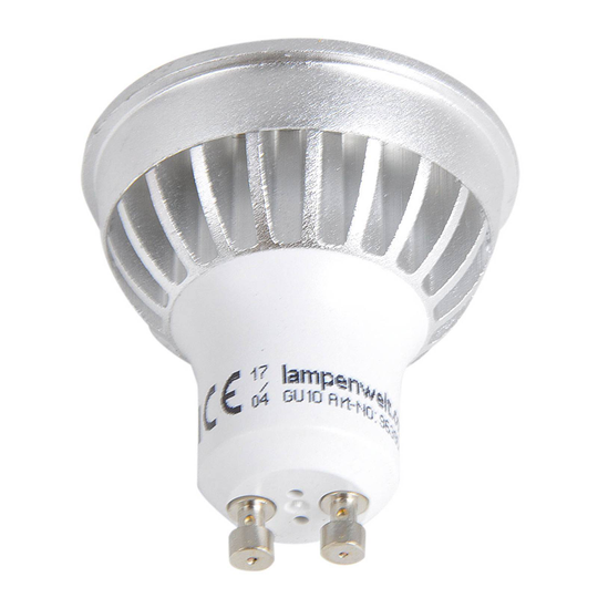 GU10 5W 830 -LED-heijastinlamppu 55°