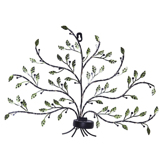 Aurinkokäyttöinen Tree of life -seinävalaisin