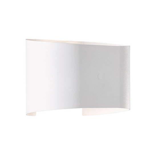 LED-seinävalaisin Wall, 2-lamppuinen, pyöreä