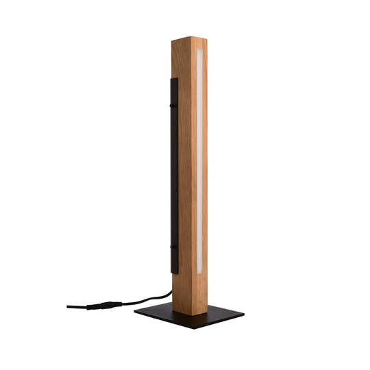 LED-pöytälamppu Madera, tammi, himmennettävä