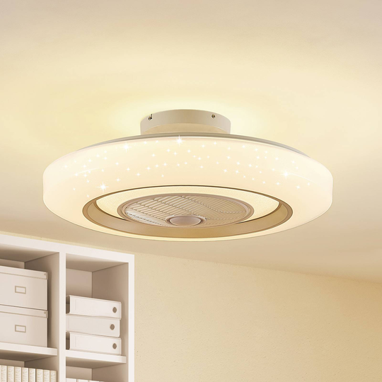 Lindby Lissiana -LED-kattotuuletin