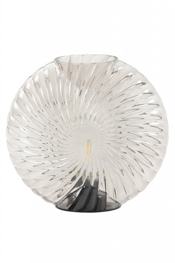 Table lamp LED 20x9x20 cm MILADO glass sand (Ruskea)
