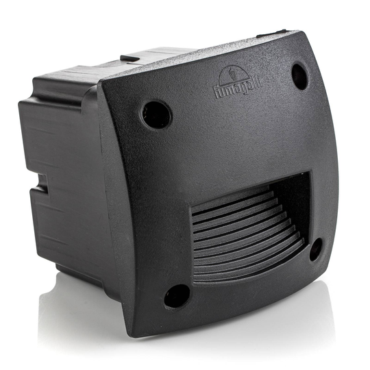 LED-uppovalaisin Leti 100 Square-ST, musta, CCT